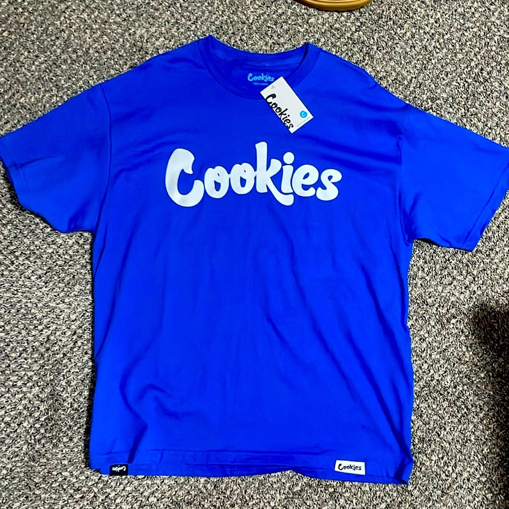 COOKIES - Plain Blue T-shirt